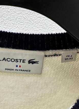 Lacoste xs-s шерсть мериноса😍