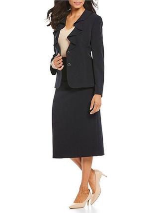 Блейзер с рюшами цвет нави