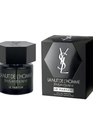 Оригінал yves saint laurent la nuit de l'homme le parfum 60 ml ( ів сен лоран ла нуит де л хом ) парфумована вода