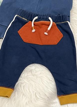 Теплый набор брюк на малыша ромпер на байке7 фото