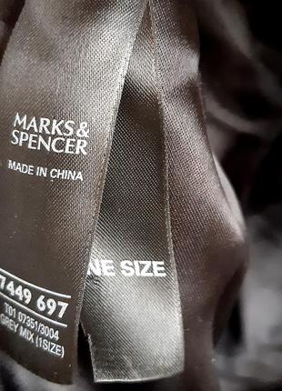 Шляпа m&s англия серая мягкая твидовая унисекс6 фото