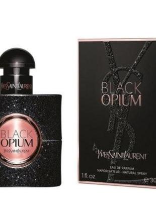 Оригінал yves saint laurent black opium 30 ml ( ів сен лоран опіум блек ) парфумована вода