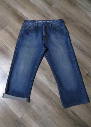 Широкi вiльнi  капрі джинси  guess/w34