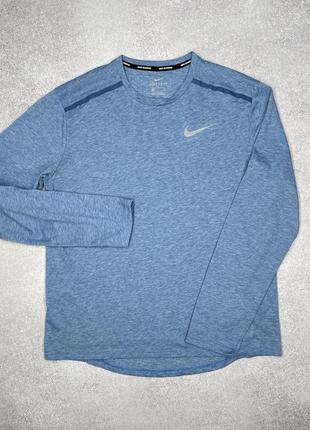 Мужской беговой лонгслив nike running dri fit оригинал2 фото