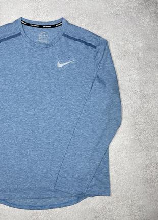 Мужской беговой лонгслив nike running dri fit оригинал3 фото