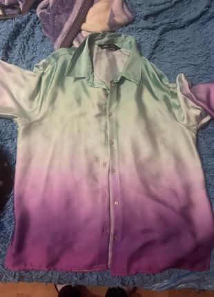 Рубашка атласна