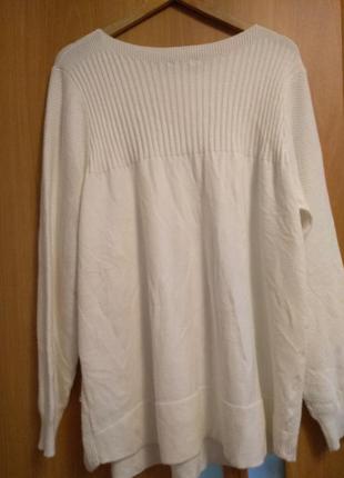 Теплый мягкий вязанный свитер, комплект, размер 247 фото