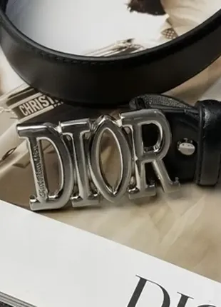 🔥 christian dior leather belt black1 фото