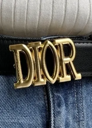 🔥 christian dior leather belt black2 фото