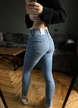 Нові сині скіні джинси zara4 фото