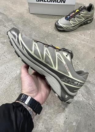 Кроссовки salomon xt-6 gore-tex brow9 фото