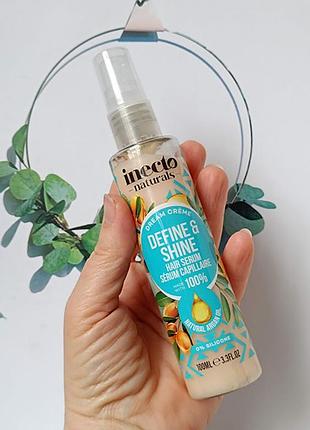 Сыворотка для волос с маслом аграна натуральная inecto 100мл