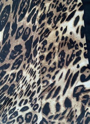 Шифонова блузка ,принт,леопард5 фото