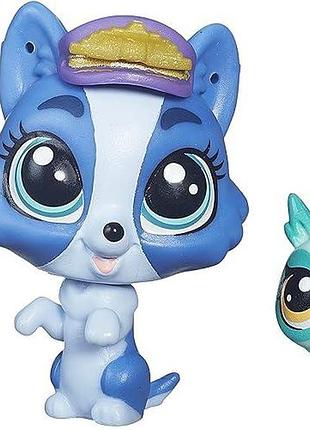 Littlest pet shop pet pawsabilities собачка танжер кингстон и сова рэдли барнс (4070-4071)