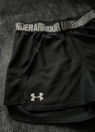 Черные спортивные шорты under armour2 фото