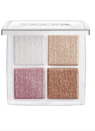 Популярна палетка хайлайтерів dior backstage glow face palette3 фото