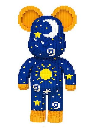 Конструктор magic blocks в виде мишки bearbrick "stars"6 фото