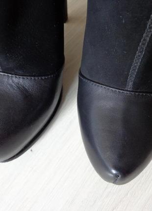 Luciano carvari кожаные ботиночки ботильйоны каблуки туфли3 фото