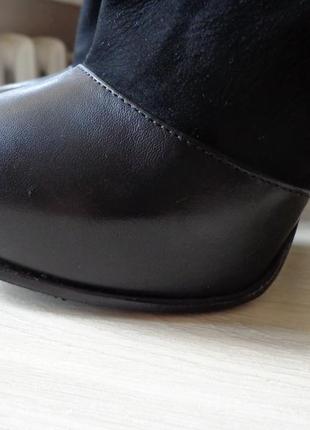 Luciano carvari кожаные ботиночки ботильйоны каблуки туфли4 фото