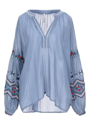 Блуза с вышивкой pepe jeans