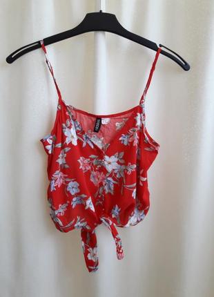 Блуза-топ с завязками