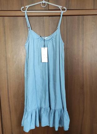 Платье из тонкого джинса