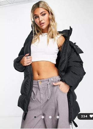 Weekday asos пуховик оверсайз жилет