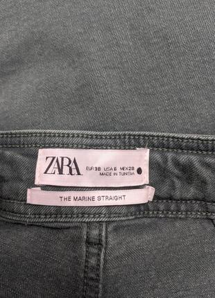 Zara стильные джинсы трубы3 фото