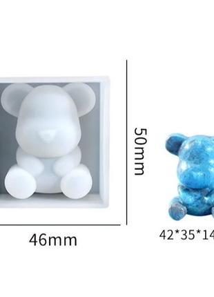 Силіконовий молд ведмедик