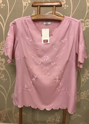Очень красивая и стильная брендовая блузка розового цвета 21.