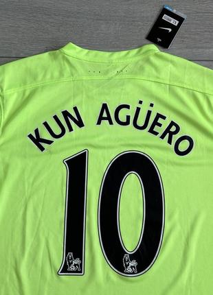 Aguero manchester city nike football shirt soccer jersey манчестер сети футбольная футболка5 фото