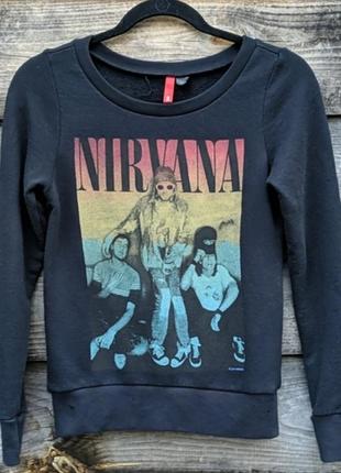 Актуальный, модный, стильный свитшот, пуловер 2011 годов nirvana