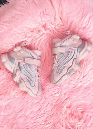 Кроссовки детские розовые весенние осенние демисезонные демисезонные демисезонные отменное качество девичьи 21-25р кожаные