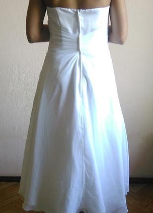 Свадебное платье бюстье💞 hilary morgan3 фото