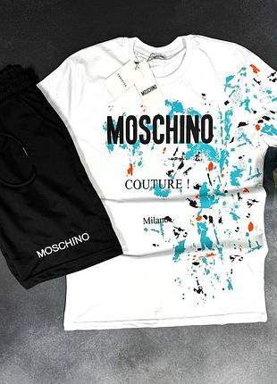 Летний костюм в стиле moschino