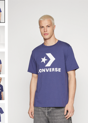 Футболка converse standard fit tee unisex - t-shirt, оригинал, размер м1 фото