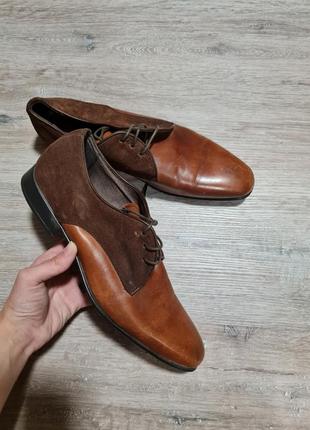 Мужские классические туфли броги minelli1 фото