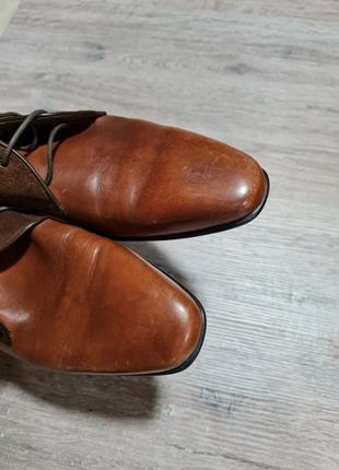 Мужские классические туфли броги minelli5 фото