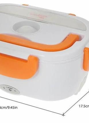 Електричний ланчбокс electronic lunchbox з підігрівом 220v 40w5 фото