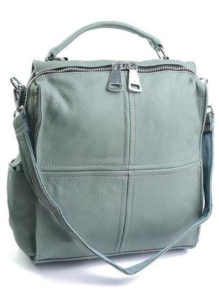 Женская сумка-рюкзак натуральная кожа2 фото