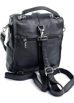 Женская сумка-рюкзак натуральная кожа6 фото