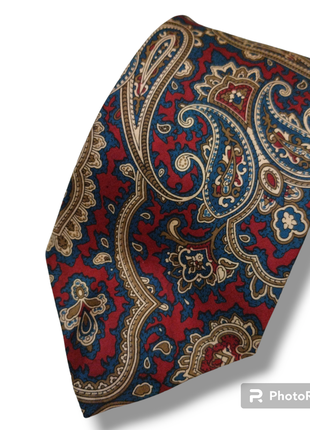 Шелковый галстук с принтом огурцы2 фото