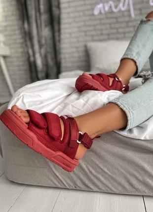 🔥 шикарные сандали new balance sandals red сандалі босоніжки босоножки3 фото