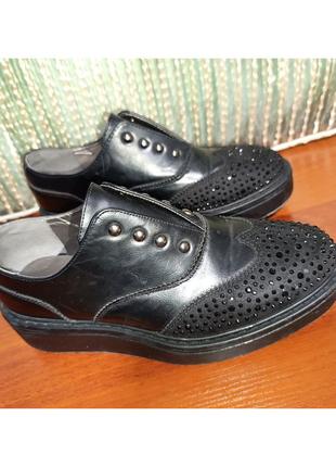 Стильные ботинки,туфли grazie 36 размер6 фото