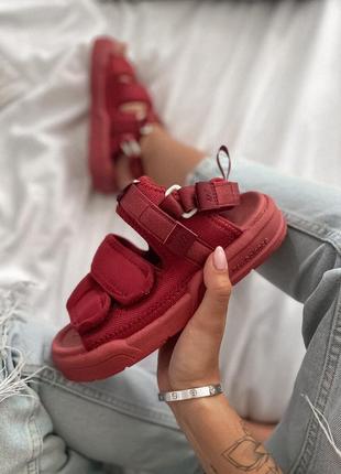 🔥 шикарные сандали new balance sandals red сандалі босоніжки босоножки7 фото