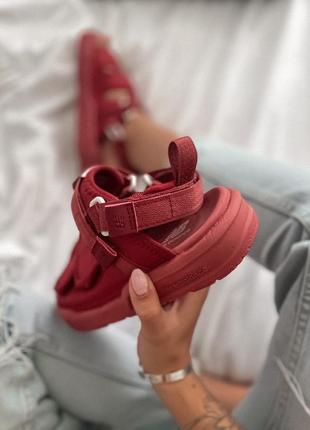 🔥 шикарные сандали new balance sandals red сандалі босоніжки босоножки8 фото