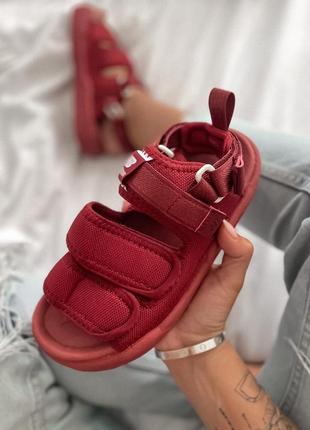 🔥 шикарные сандали new balance sandals red сандалі босоніжки босоножки9 фото
