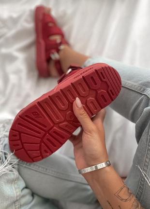 🔥 шикарные сандали new balance sandals red сандалі босоніжки босоножки10 фото