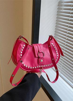 Рожева сумка , жіноча сумка , сумочка