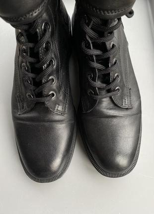 Кожаные ботинки massimo dutti, 37 р6 фото